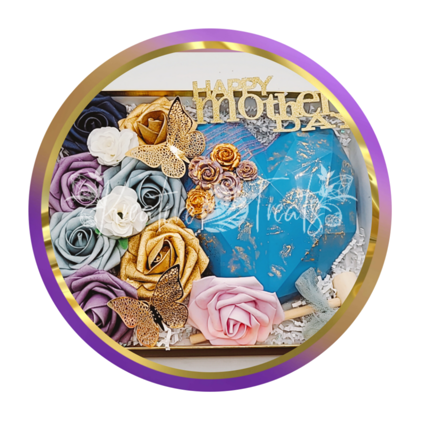 Dazzle Breakable Heart & Roses Gift Box