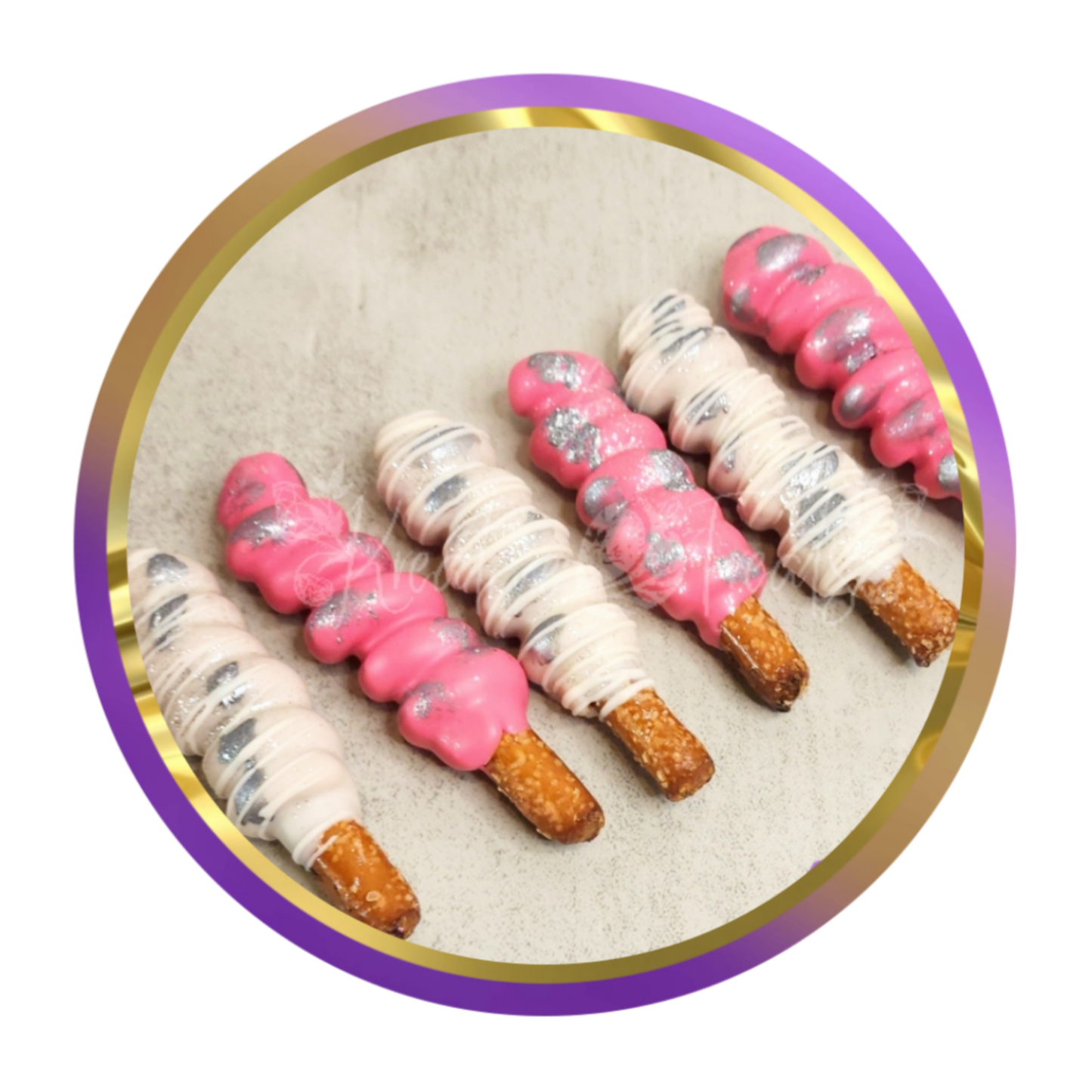 Mini Dazzle Caramel Wrapped Pretzels