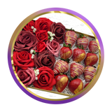 Dazzle Berries and Rose Gift Box