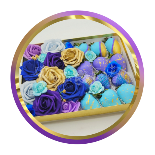 Dazzle Berries and Rose Gift Box