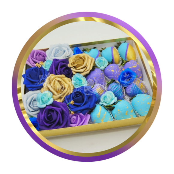 Dazzle Berries and Rose Gift Box