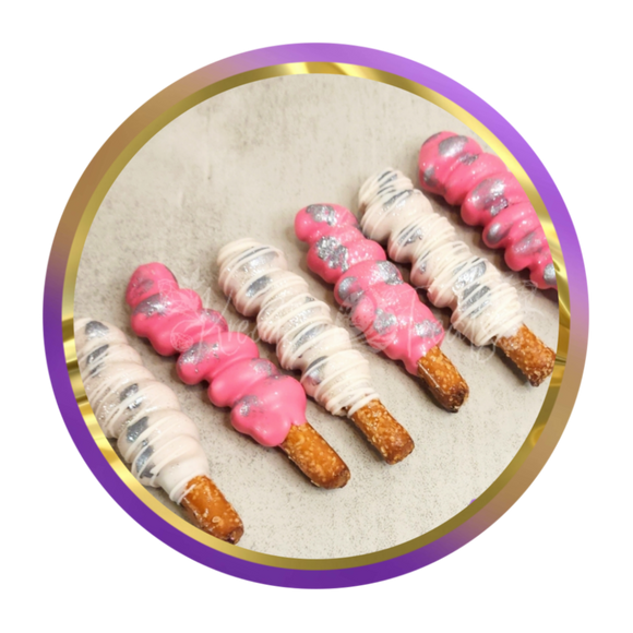 Mini Dazzle Caramel Wrapped Pretzels