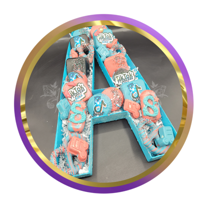 Personalized Dazzle Letter/Number Box